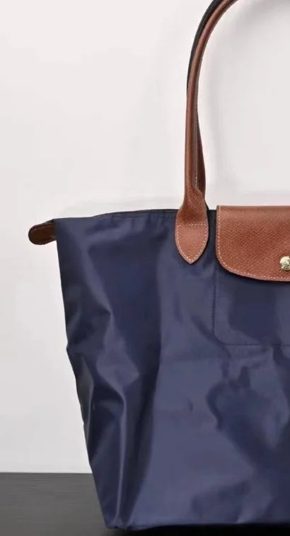 HOT Women Foldable hobo Bags Classics Lady Tote Bag Embroidered Shoulder Bags  Fashion Nylon Handbag Bag for travel