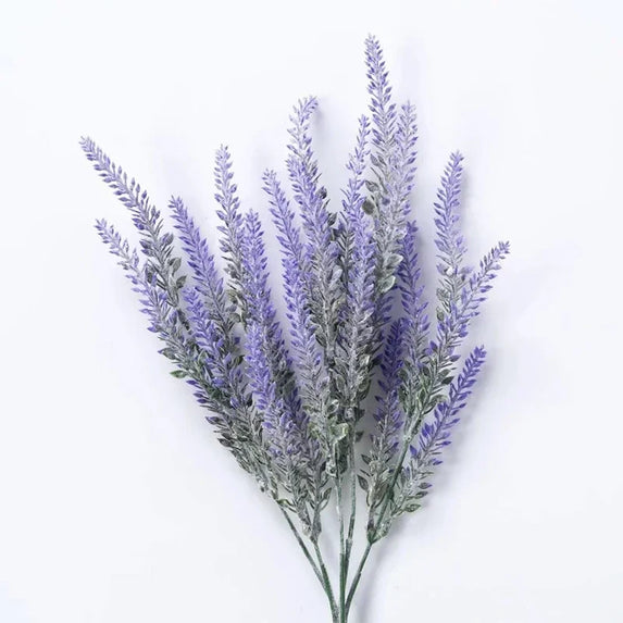 A Bunch of Provence Lavender Plastic Artificial Flowers False Plants Wedding Home Outdoor Garden Decoration Table Decoration