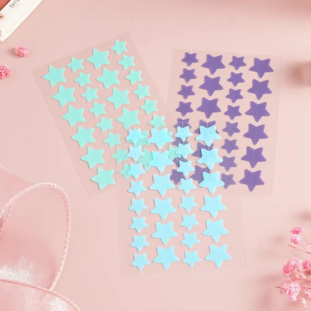 5/6ps Color Star Invisible Skin Care Patch PE Material Waterproof A Variety Of Colors To Choose