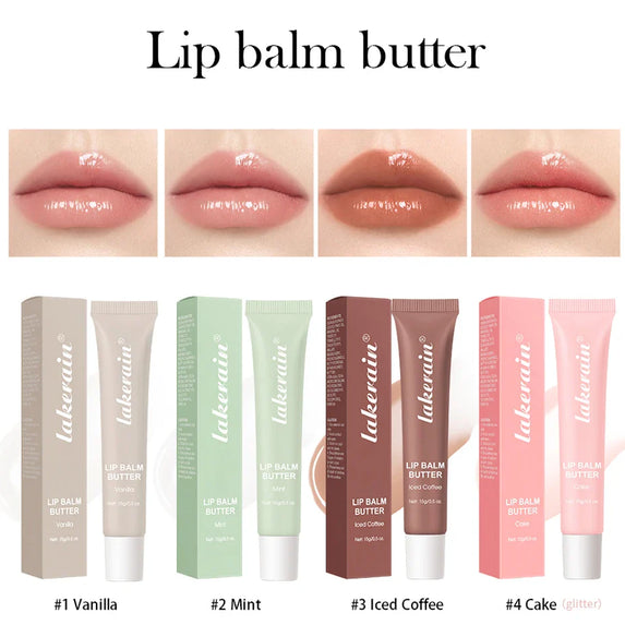 Summer Lip Balm Moisturizing Mirror Lip Gloss Lip Vanilla Mint Iced Coffee Cake Smell Lipstick Transparent Lip Oil  Makeup