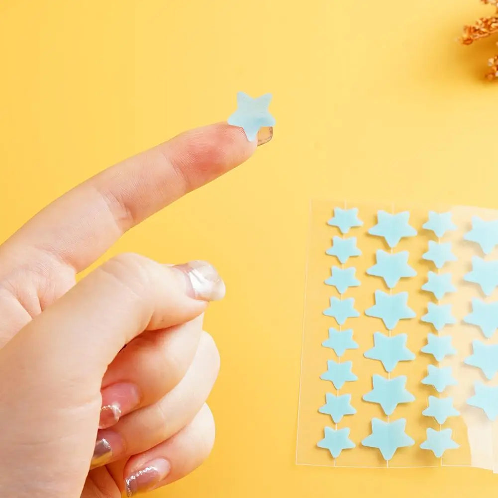 5/6ps Color Star Invisible Skin Care Patch PE Material Waterproof A Variety Of Colors To Choose