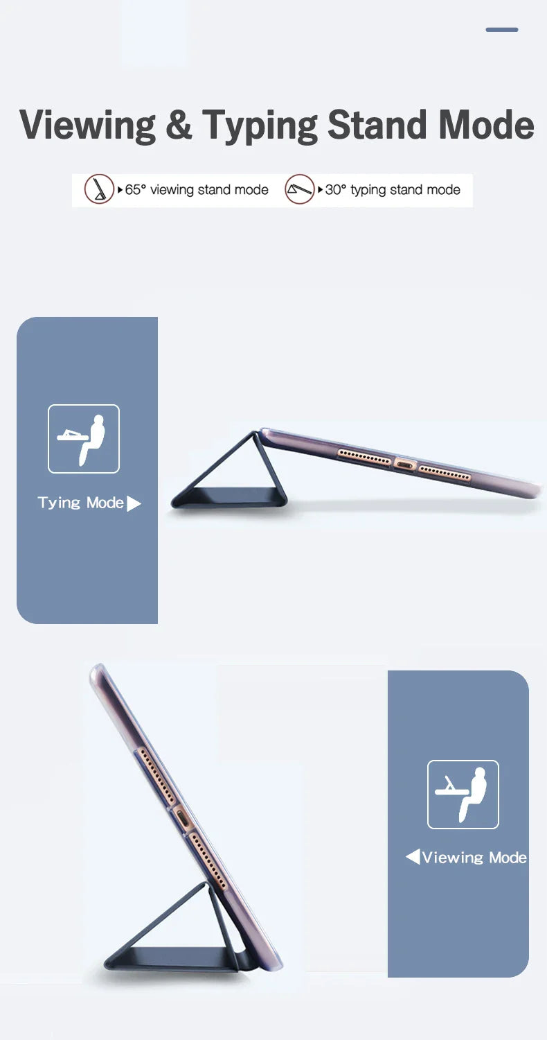 Tablet Stand Protection Flip For Samsung Galaxy Tab A8 10.5'' 2021 Cover for SM-X200 X205 Case Tri-fold Back Case for x200 Film