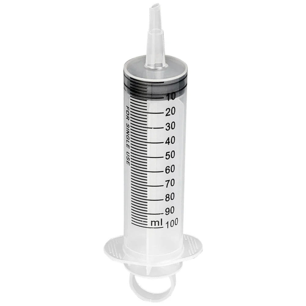 20-150ml Measuring Syringe Glue Filling Plastic Syringe Nutrient Sterile Without Needle Watering Refilling for Animal Feeding