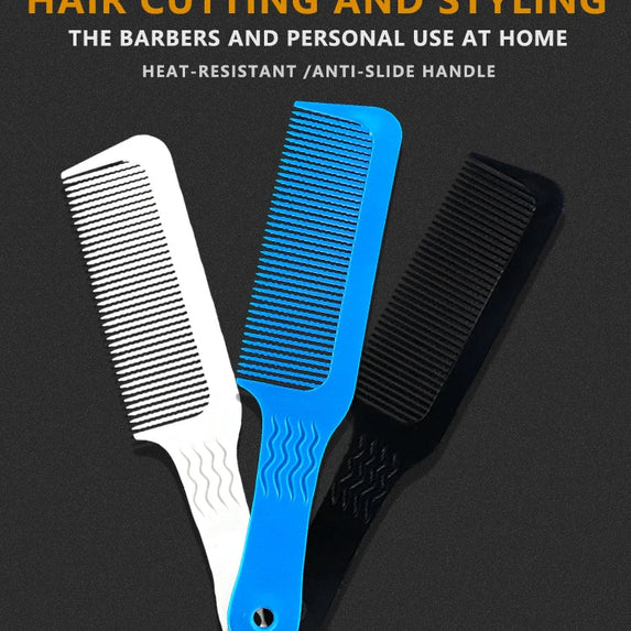 Barber Hairdressing Clipper Comb Anti Static Flat Top Comb for Hairdresser Barber Cutting Comb Professional Salon Beauty Tools