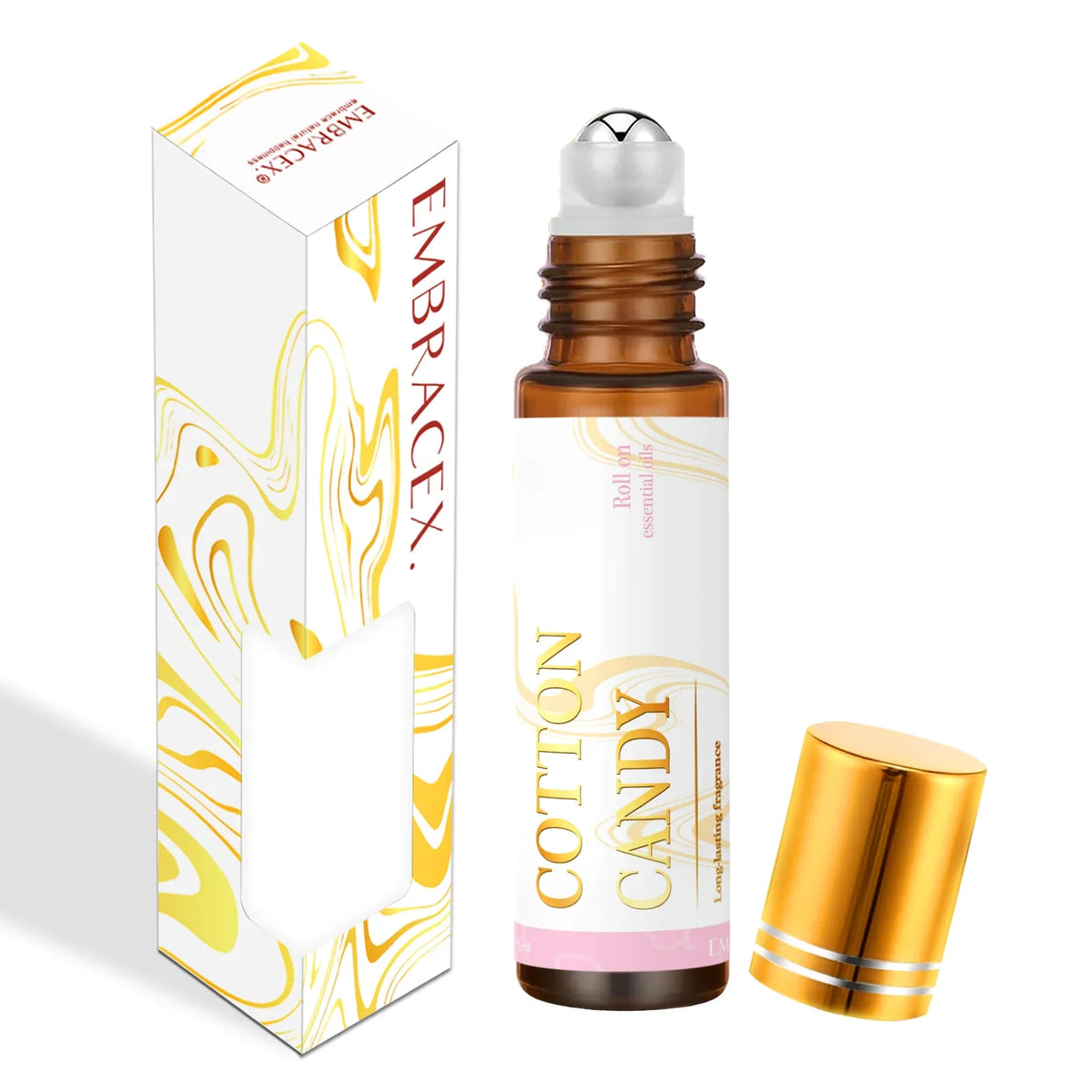 0.33fl.Oz Roller Essential Oils Fragrance Long Lasting Roll-On Essential Oils Gifts aromatherapy perfume Vanilla coconut