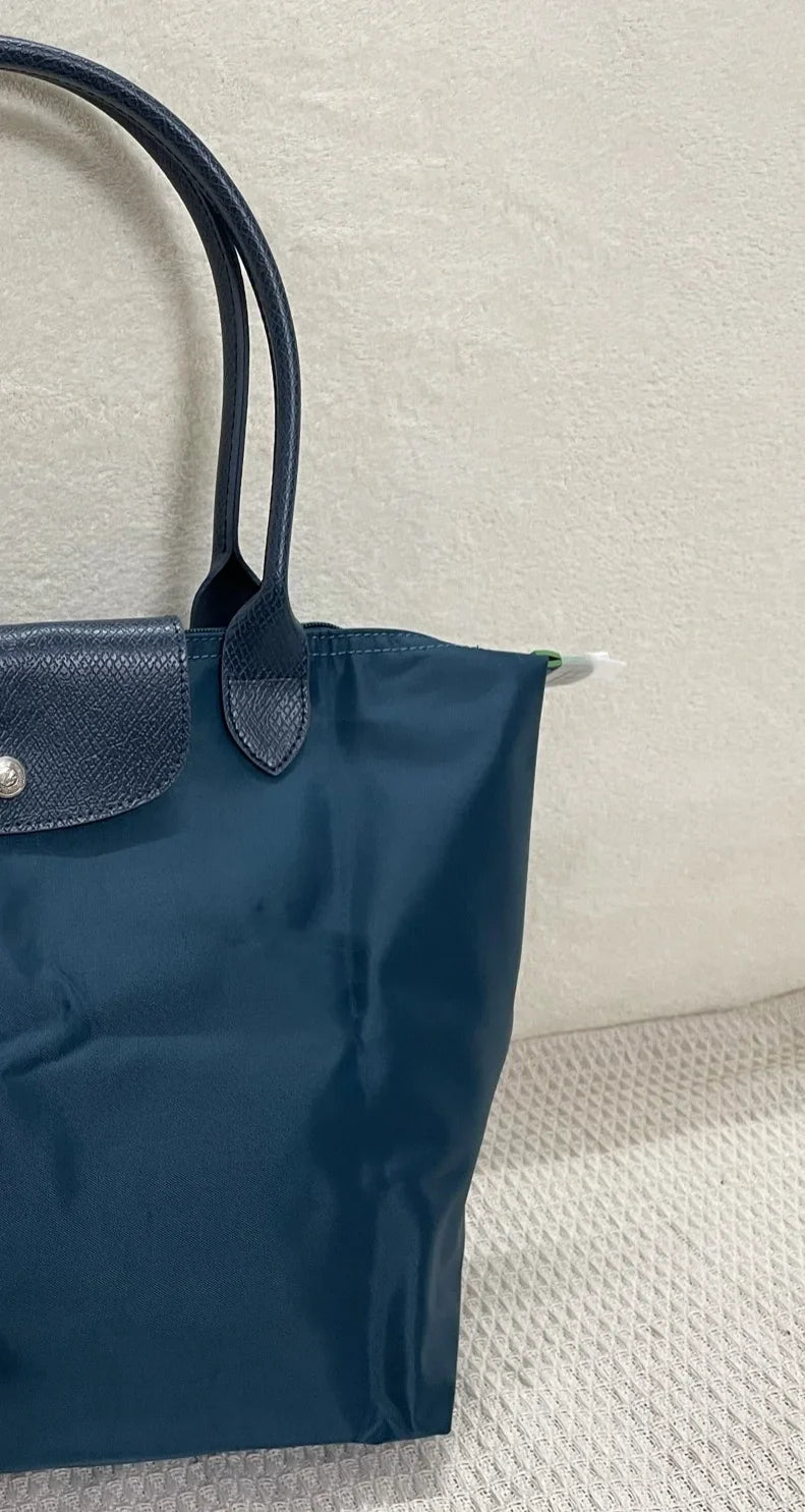 HOT Women Foldable hobo Bags Classics Lady Tote Bag Embroidered Shoulder Bags  Fashion Nylon Handbag Bag for travel