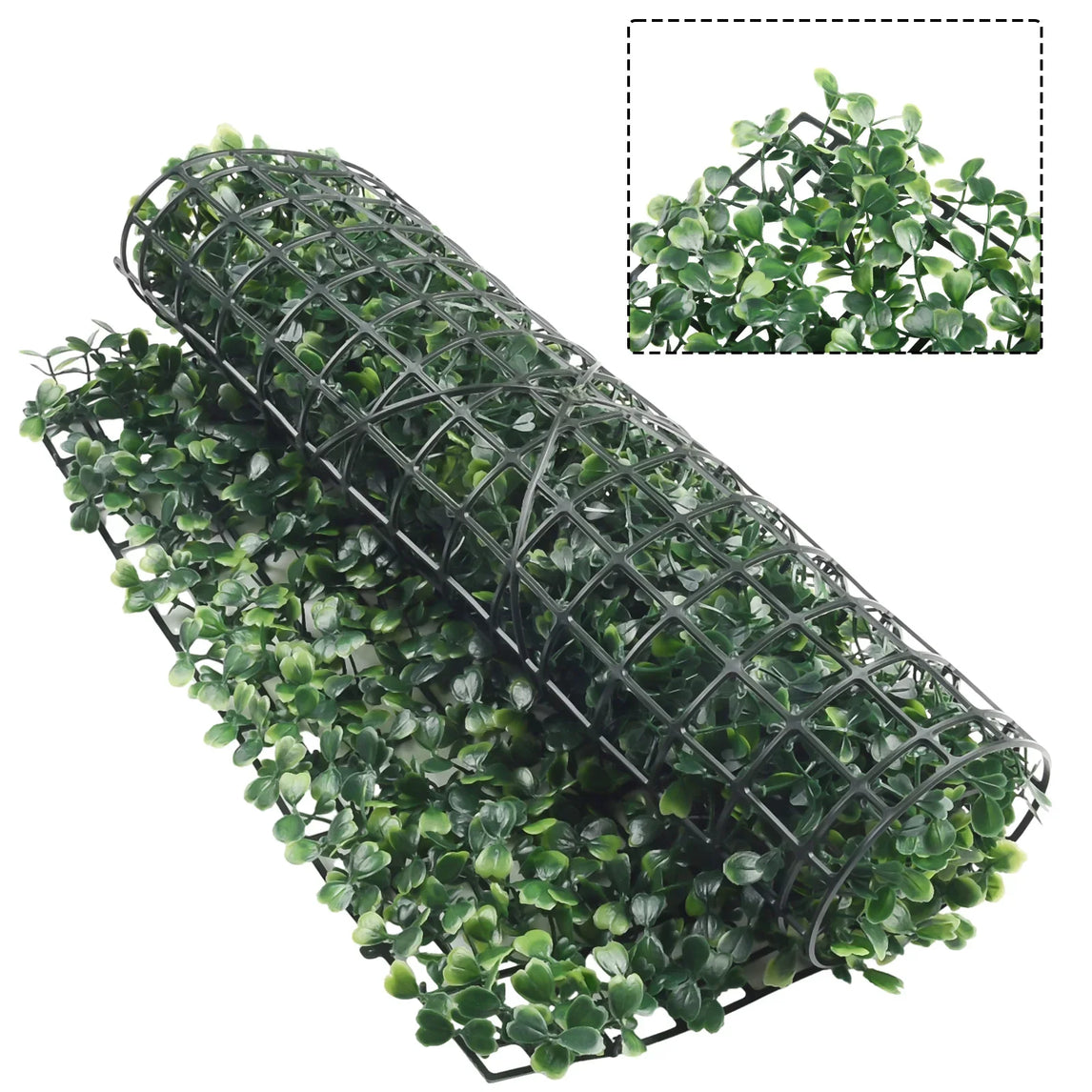 40x60cm Artificial Plant Walls Foliage Hedge Grass Mat Greenery Panels Fence Plastic Landscape Simulation Lawn Green Plants