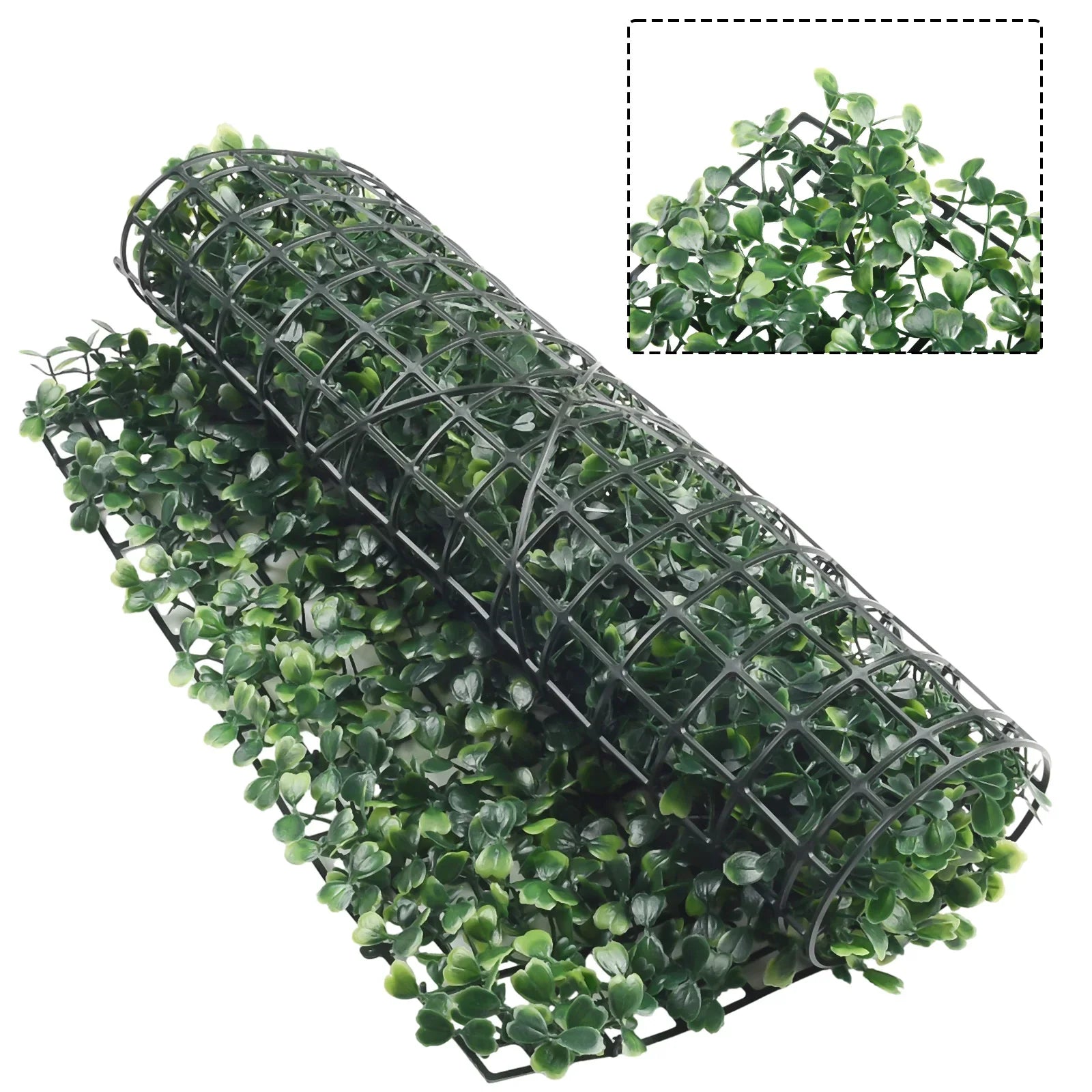 40x60cm Artificial Plant Walls Foliage Hedge Grass Mat Greenery Panels Fence Plastic Landscape Simulation Lawn Green Plants