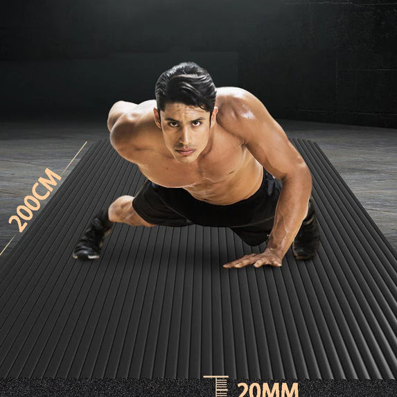 20mm Yoga Mat Extra Long and Thick Men's Specially Made High-quality Fitness Pilates Exercise and Health Fitness Mat