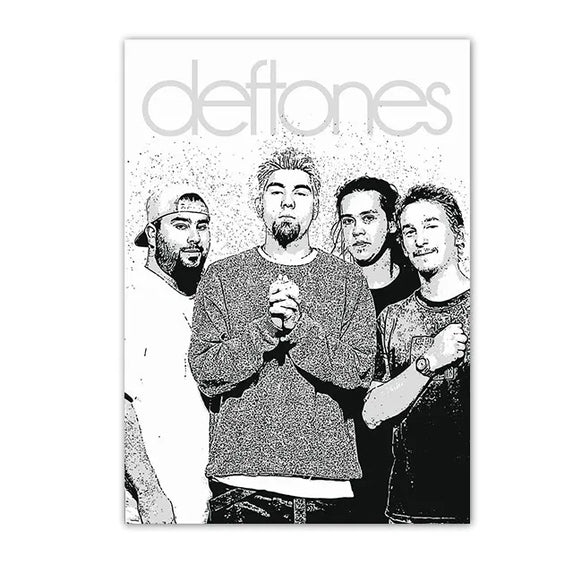 Retro Band Deftones Poster Aesthetics Classic Music Album Canvas Painting Wall Art Pictures Prints Home Decor Fans Gift Unframed