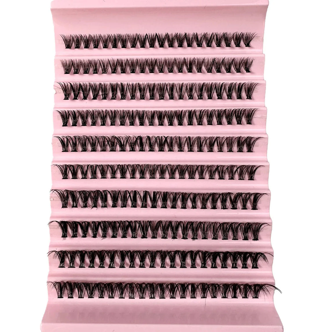160D 8-20mm 5D Fluffy Thick Soft Individual DIY Clusters Eyelash Extension D Curl 280pcs Natural Segmented Eyelash Makeup Tools