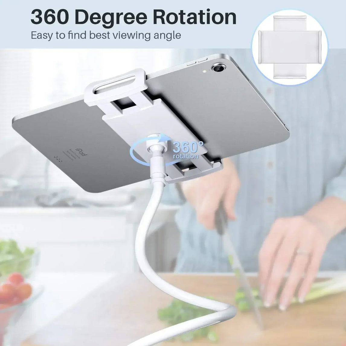 Multifunctional Lazy Phone and Tablet Universal Holder 80cm Tablet Holder Stand for iPad Air Mini or Other 4.7-10.5" Devices