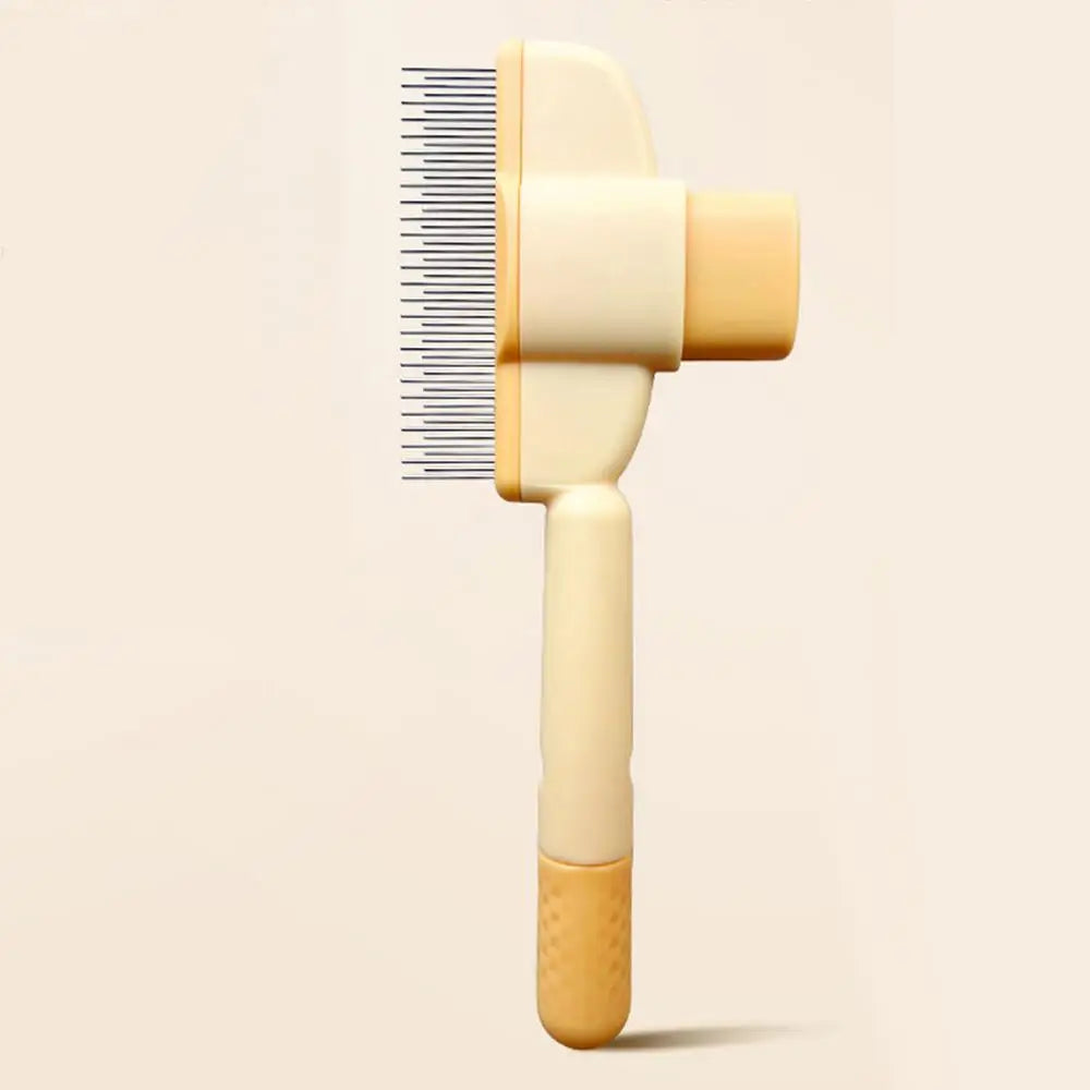 Pet Shedding Comb with Release Button Cat Dog Hair Grooming And Care Comb Long/Short Hair Remover Brush Pet Cleaning Supplies
