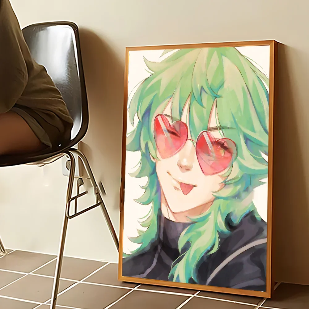 E-EZREAL Poster Kraft Club Bar Paper Vintage Posters Wall Art Painting Bedroom Study Stickers
