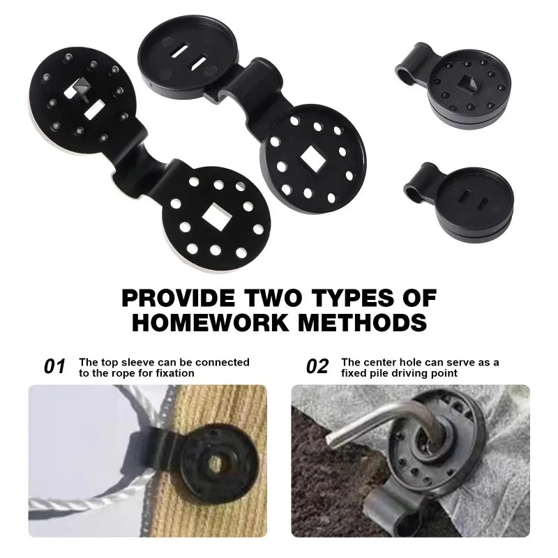 30~200PCs Shade Cloth Clips Shade Fabric Clamps Accessories Grommets For Net Mesh Cover Sunblock Fabric In Garden Greenhouse