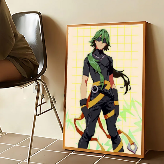 E-EZREAL Poster Kraft Club Bar Paper Vintage Posters Wall Art Painting Bedroom Study Stickers