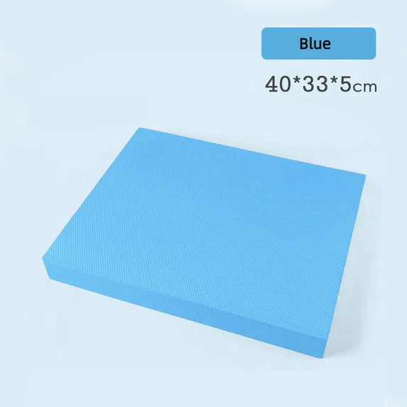 TPE Yoga Balance 5cm Mat Fitness Yoga Equipment Adult Plank Kneeling Mat Yoga Core Training Thickened Cushioned Exercise Mat