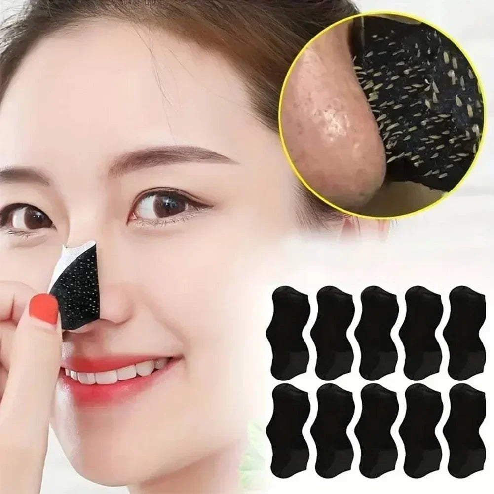 10/50/100Pcs Blackhead Remover Mask Unisex Deep Cleansing Nose Strips for Acne Shrink Pore Skin Care Strips Nose Sticker Cleaner