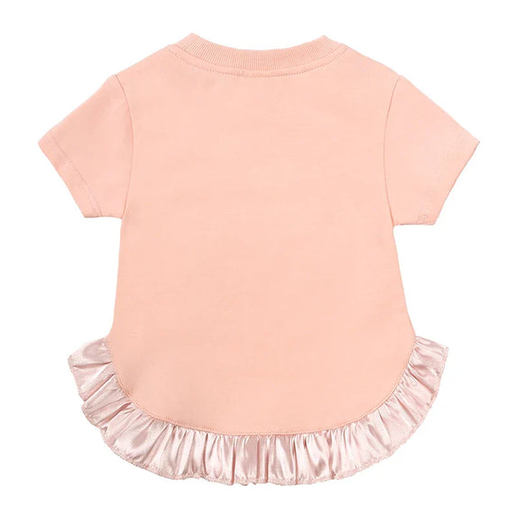 2025 Kids Girls Summer Outfits Solid Cotton T-shirt+Shorts Toddler Teenager Lounge Suit For 9M-7T Casual Girl Breathable Clothes