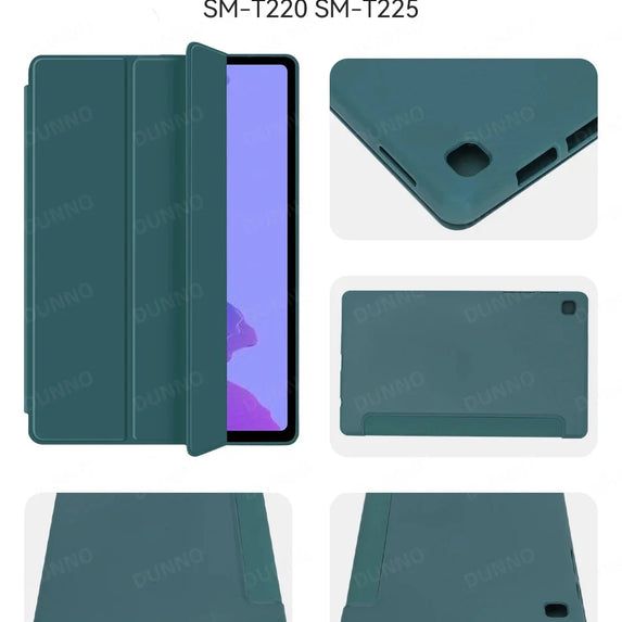 Case Fit Samsung Galaxy Tablet Case for S6 lite Tab A9 A8 A7 S7 S8 S9 and Plus FE Smart Auto Sleep Wake Function Silicone Cover