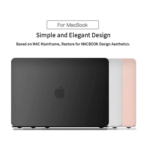 Frosted Laptop Case For 2020 Macbook Pro 13 Touch Bar A2159 A2289 A2338 Air 13 inch A2337 A2179 A1932 A1466 With Keyboard Cover