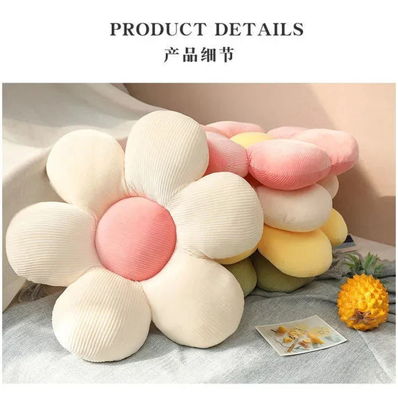 6 Styles Sunflower Pillows Small Daisy Cushions Petals Flowers Cute Birthday Gifts 40cm Home Decorations Bedroom Office Supplies