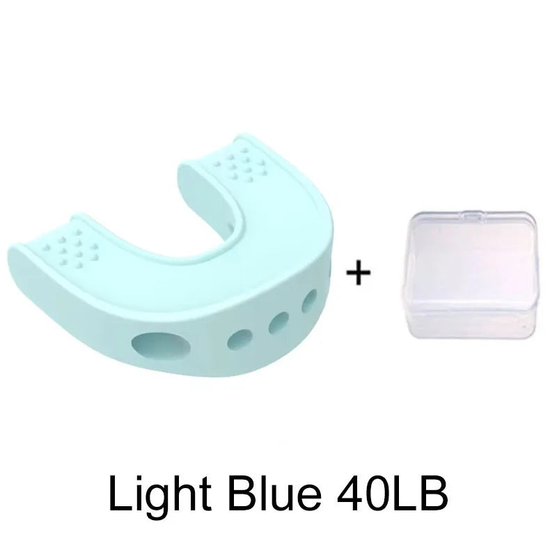 Silicone U Shape Jaw Line Exerciser Muscle Trainer Face Facial Neck Toning Jawline Jaw Chew Double Chin Reducer 40/50/60LBS