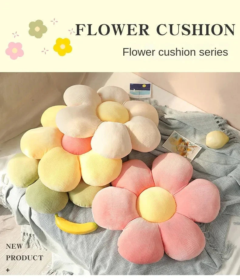 6 Styles Sunflower Pillows Small Daisy Cushions Petals Flowers Cute Birthday Gifts 40cm Home Decorations Bedroom Office Supplies