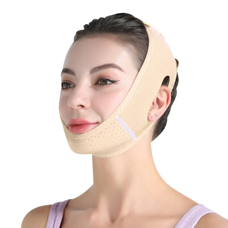 Thin Face Bandage V Face Lift Tightening Mask Facial Wrinkles Anti Sagging Facial Shaping Face Shield Improvement Double Chin