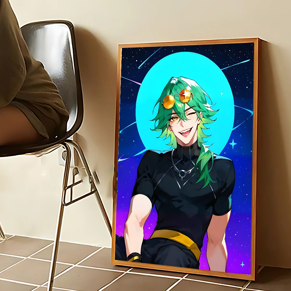 E-EZREAL Poster Kraft Club Bar Paper Vintage Posters Wall Art Painting Bedroom Study Stickers