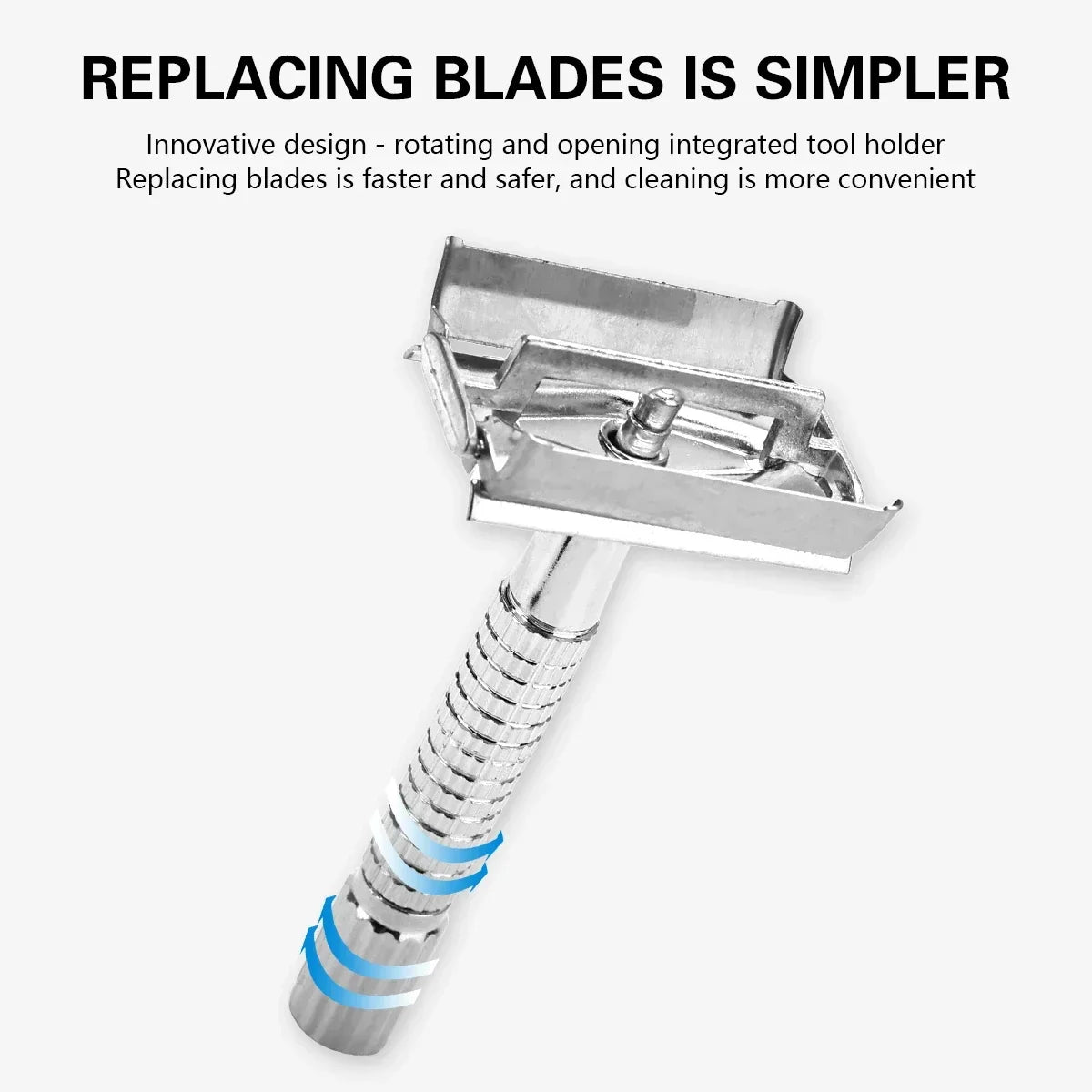 Double Edge Safety Razor for Unisex Safety Razor with a Delicate Box Holder With Blade Professional Barber Styling Accessories