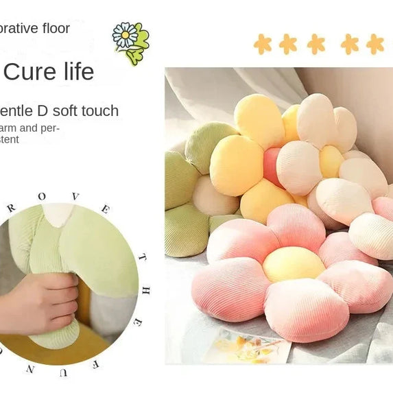 6 Styles Sunflower Pillows Small Daisy Cushions Petals Flowers Cute Birthday Gifts 40cm Home Decorations Bedroom Office Supplies