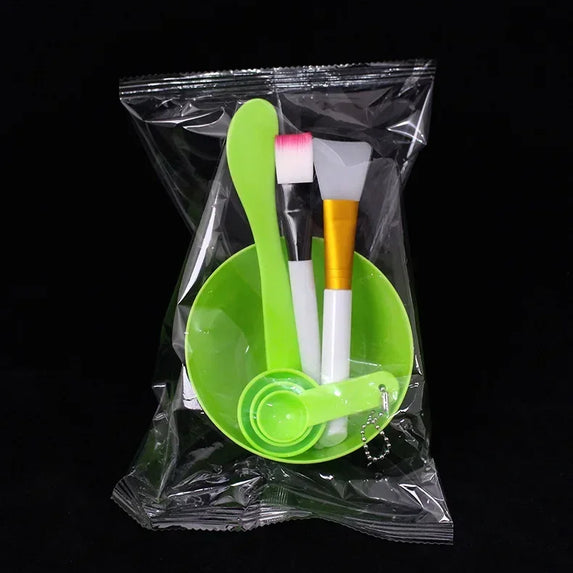 7pcs Facial Brush Mask Bowl Spoon Set Mask Brush Bar DIY Beauty Tools Mixing Tools Skin Care Makeup Supplies Woman Facial Tools