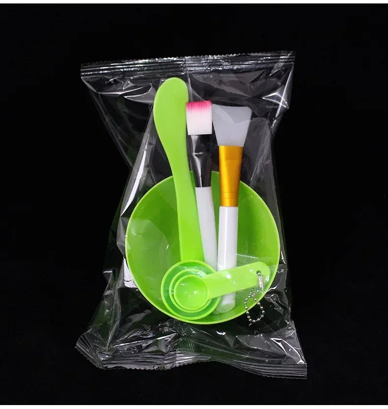 7pcs Facial Brush Mask Bowl Spoon Set Mask Brush Bar DIY Beauty Tools Mixing Tools Skin Care Makeup Supplies Woman Facial Tools