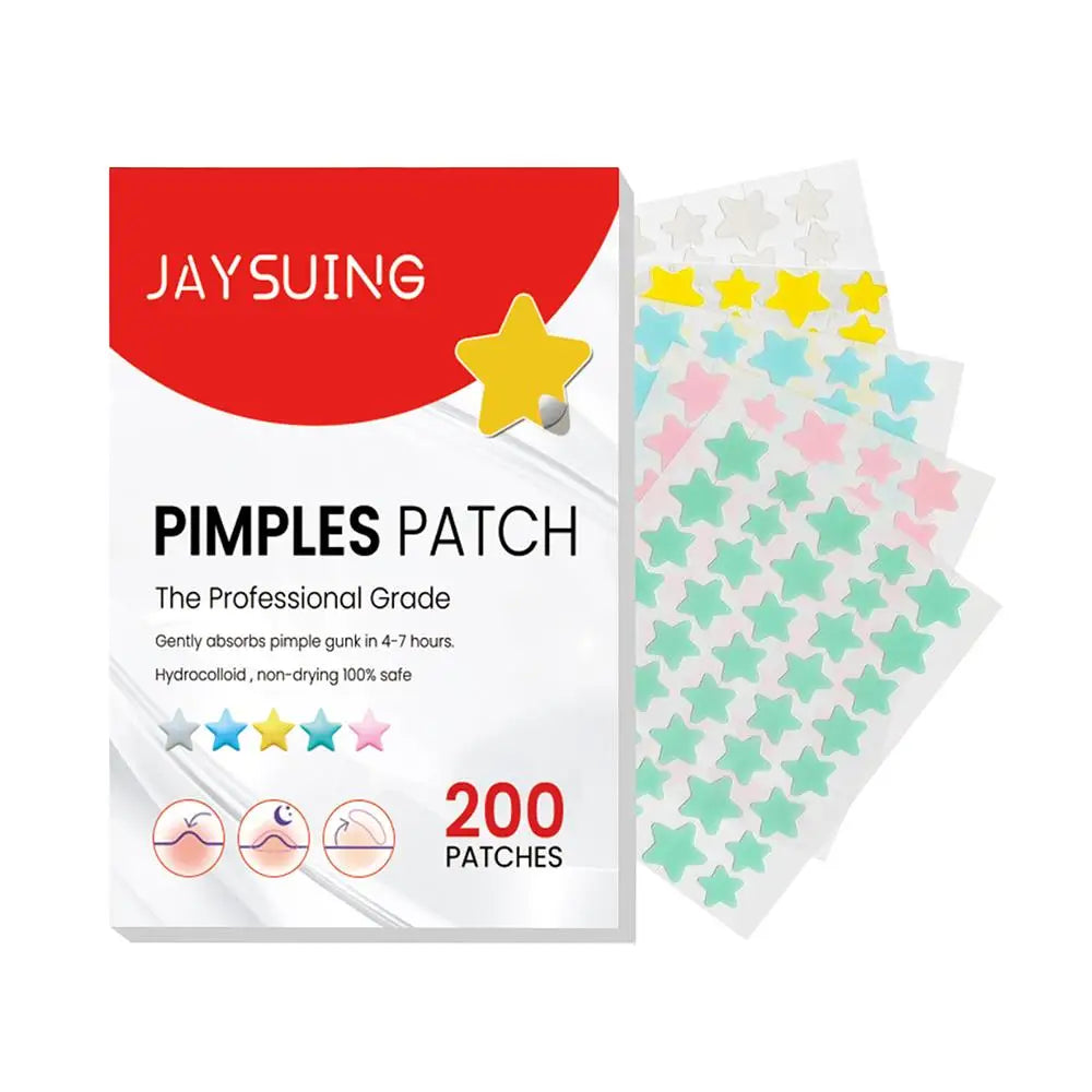5/6ps Color Star Invisible Skin Care Patch PE Material Waterproof A Variety Of Colors To Choose