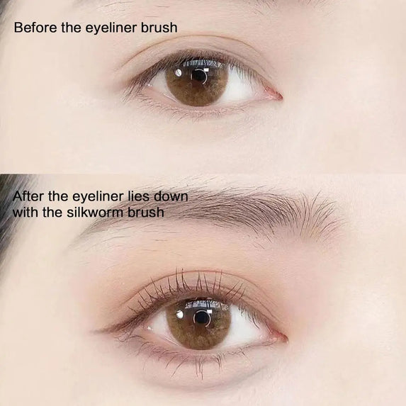 Eyebrow Eyeliner Brush Small Angled Small Angled Eyebrow Cosmetic Liner 1Pcs Brush Make Up Brushes Contour Tools Brow Brush