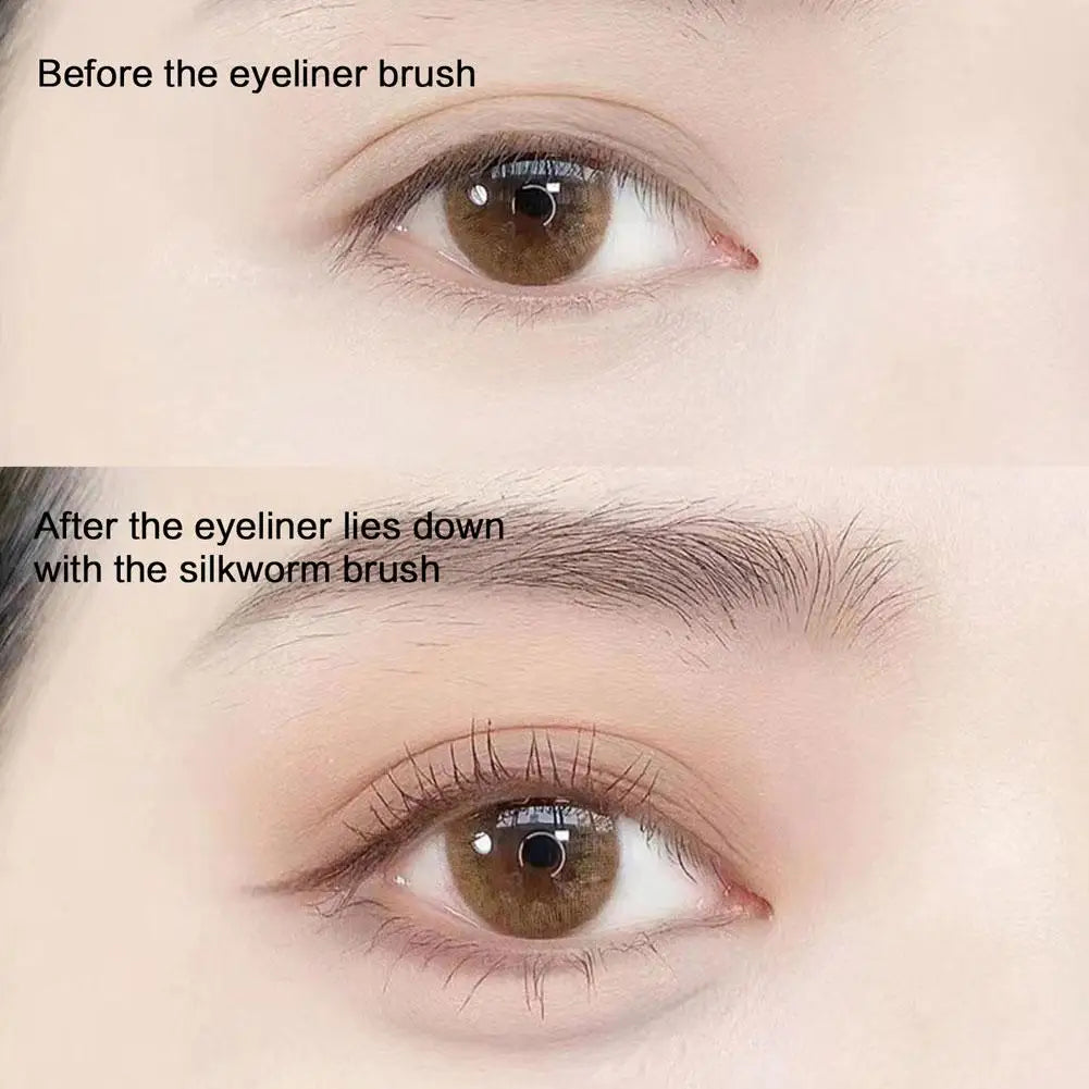 Eyebrow Eyeliner Brush Small Angled Small Angled Eyebrow Cosmetic Liner 1Pcs Brush Make Up Brushes Contour Tools Brow Brush