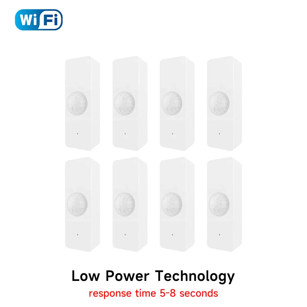 Tuya WiFi Zigbee PIR Motion Sensor Smart Home Human Body Infrared Detector Security Smart Life Works With Alexa Google Home