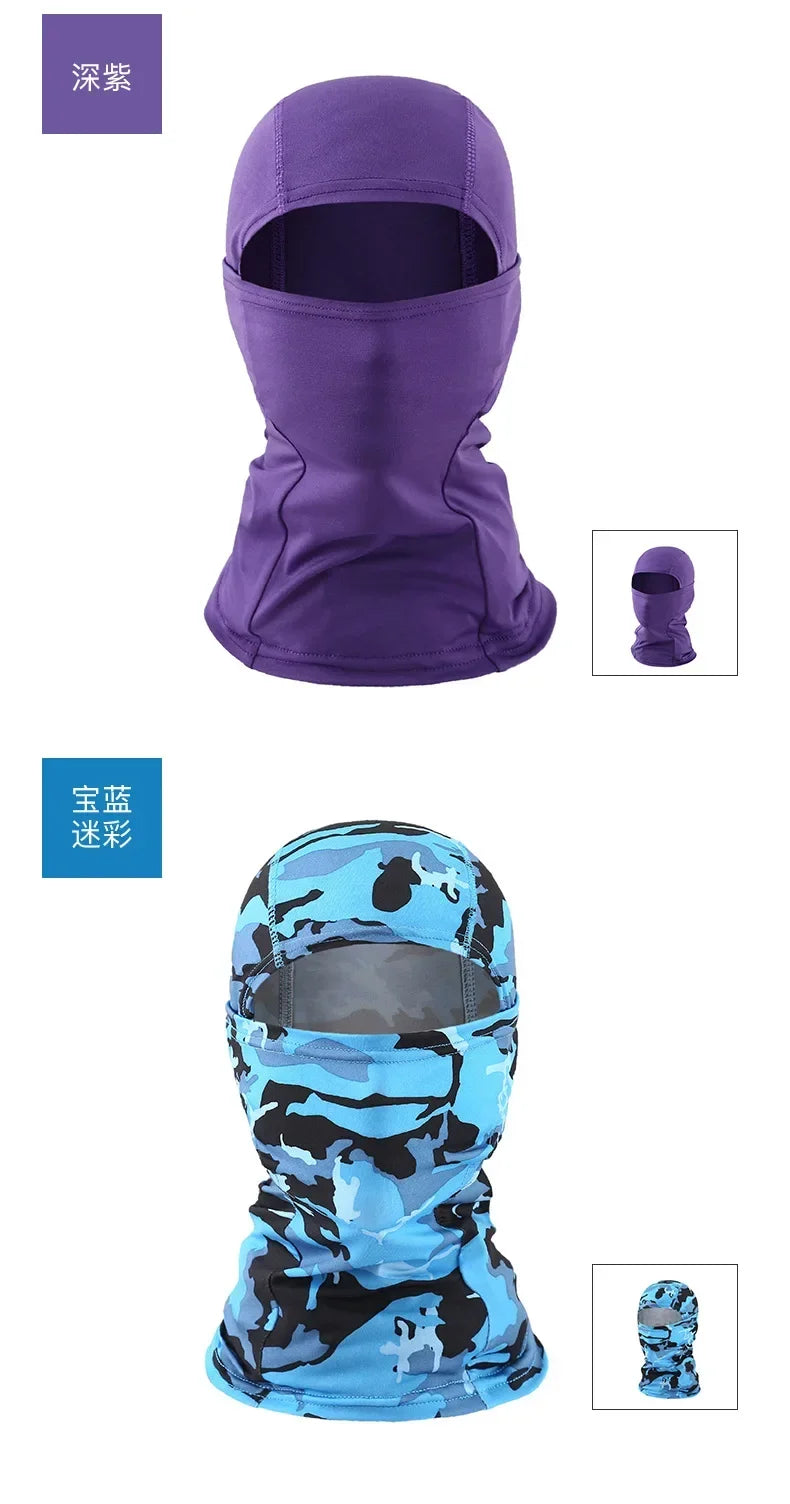 Camouflage Balaclava Full Face Mask Ski Bike Cycling Hunting Head Cover Scarf Blaclava Cap Bandanas Men