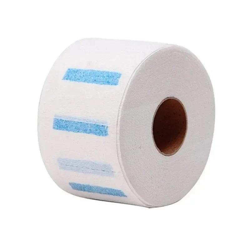 Barber Professional Black Neck Paper Barber Disposable Tissue Collar Tapes Salon Hairdressing Necks Covering Tools Accessories