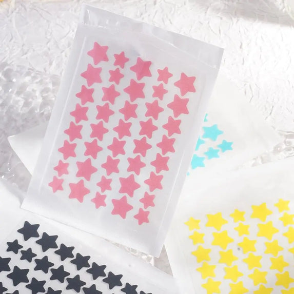 40 Counts Stars Shape Acne Pimple Patches Invisible Concealer Waterproof Blemish Spot Pimple Cover Stickers Face Beauty Skincare