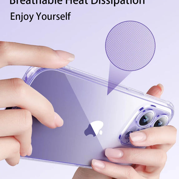 Clear Phone Case For iPhone 14 11 12 13 15 Pro Max Silicone Soft For iPhone XS Max XR X 8 7 6 Plus Transparent Back Cover Case