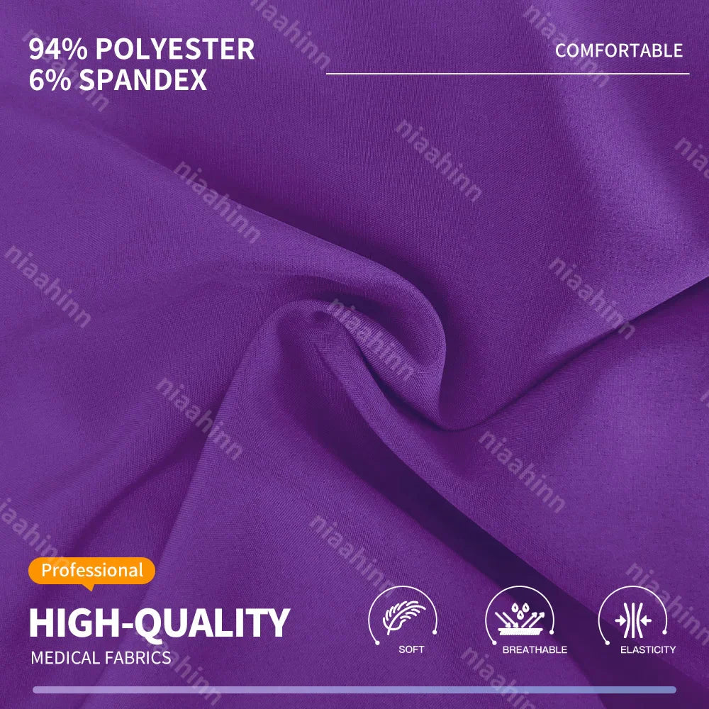 Hospital Surgical Clothes Medical Uniform Women Scrub Set Doctor Nurse Accessories Dental Clinic Scrub Set Beauty Salon Workwear