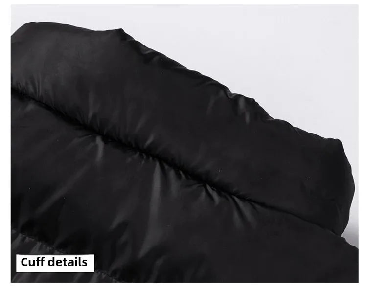 Casual Slim Fit Cotton Coat For Men And Women 2021 Winter Thickened Padded Jacket Fashionable Stand Collar Student Style