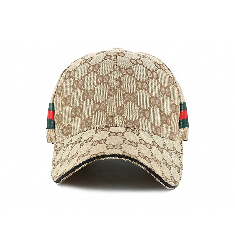 New Fashion Trend Red Green Stripe Black Baseball Cap Classic Men Women Outdoor Casual Sport Trucker Hat Dad Hats