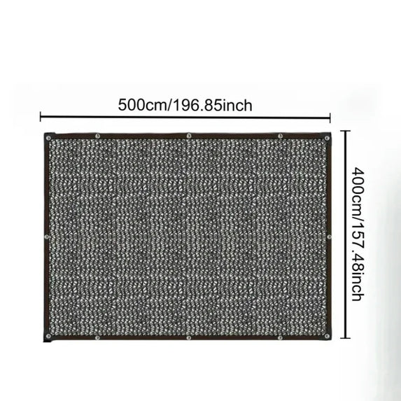 Black Sunshade Net Shading 70~80% Plant Greenhouse Cover Mesh Fence Privacy Screen Garden Sun Shed Outdoor Anti-UV