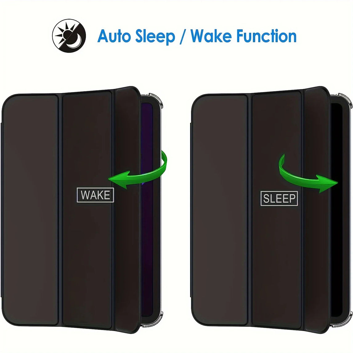For Samsung Galaxy Tab A9 2023 8.7 inch Flip Tri-fold Stand Cover For Tab А9 SM-X110 SM-X115 PU Leather Case Auto Sleep Wake