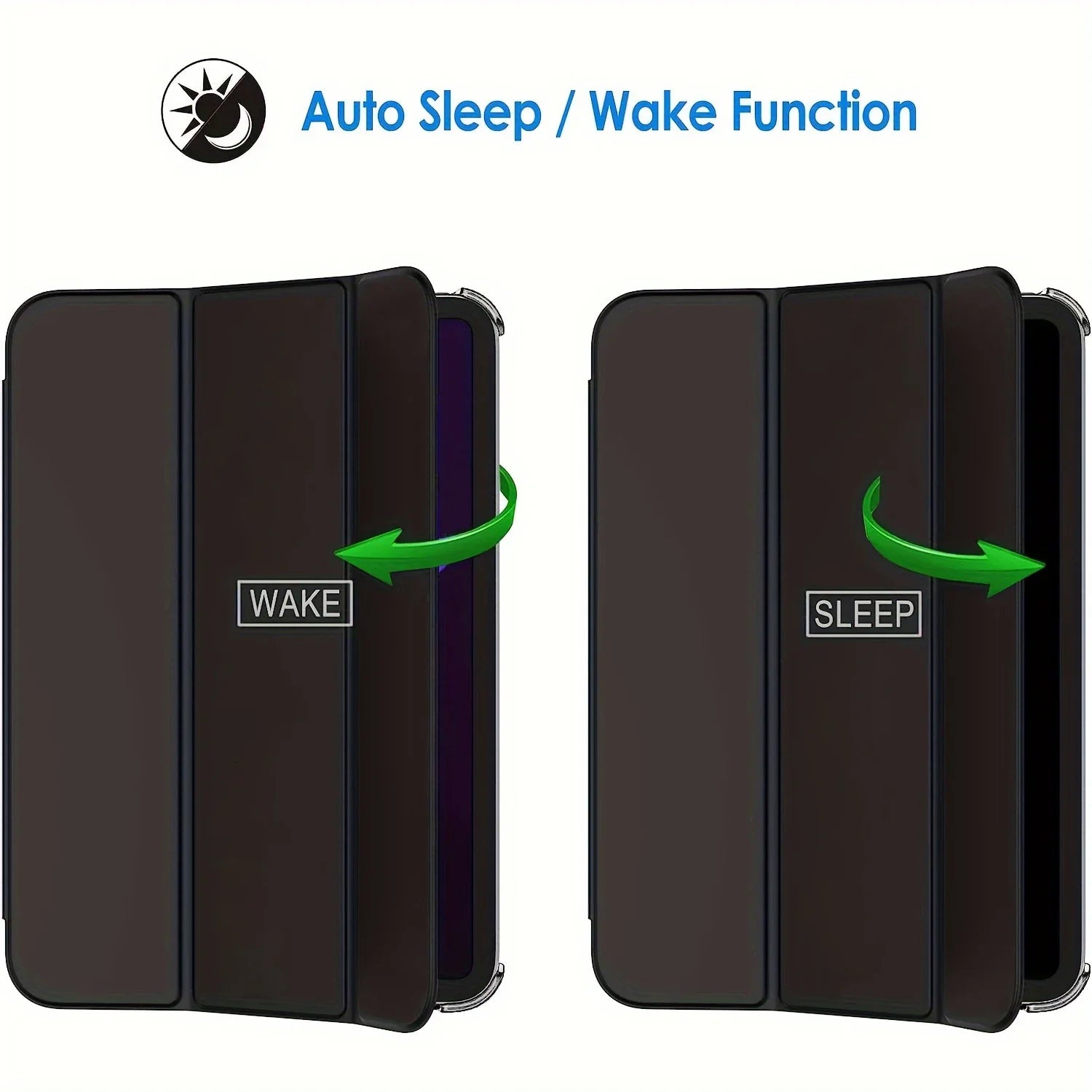 For Samsung Galaxy Tab A9 2023 8.7 inch Flip Tri-fold Stand Cover For Tab А9 SM-X110 SM-X115 PU Leather Case Auto Sleep Wake