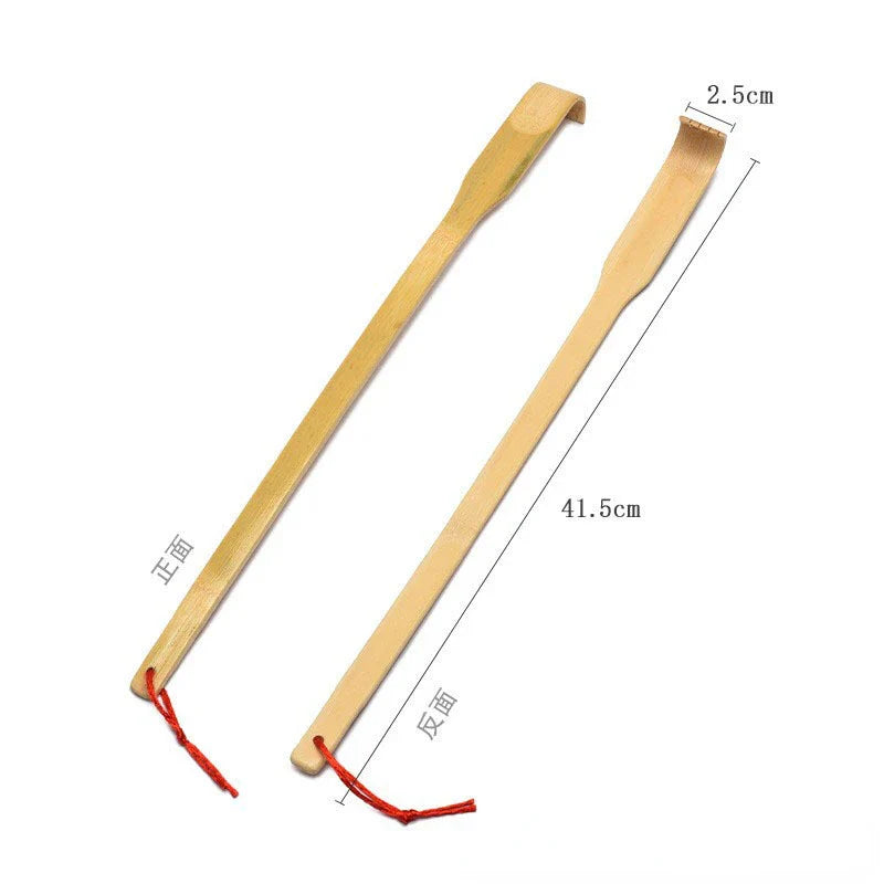 Durable Bamboo Massager Back Scratcher Wooden Body Roller Stick Backscratcher Wooden Scratching Backscratcher Massager