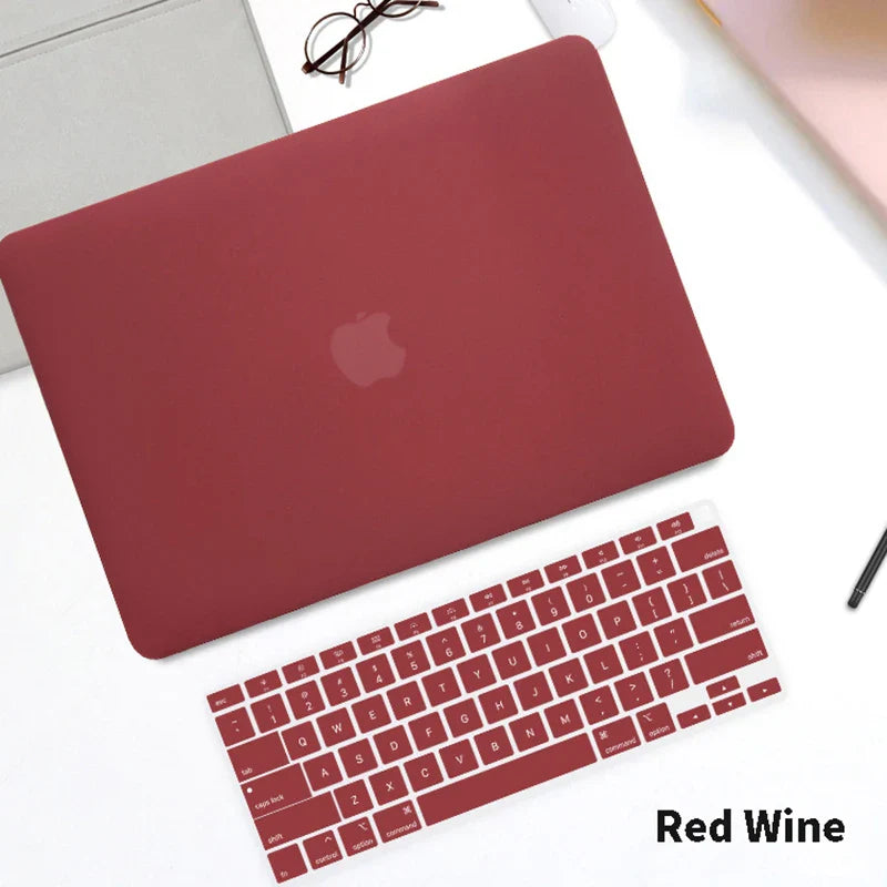 Frosted Laptop Case For 2020 Macbook Pro 13 Touch Bar A2159 A2289 A2338 Air 13 inch A2337 A2179 A1932 A1466 With Keyboard Cover